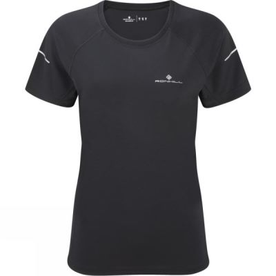 Tee Ronhill Pursuit Manga Corta Mujer - Negras - Chile ASW437502